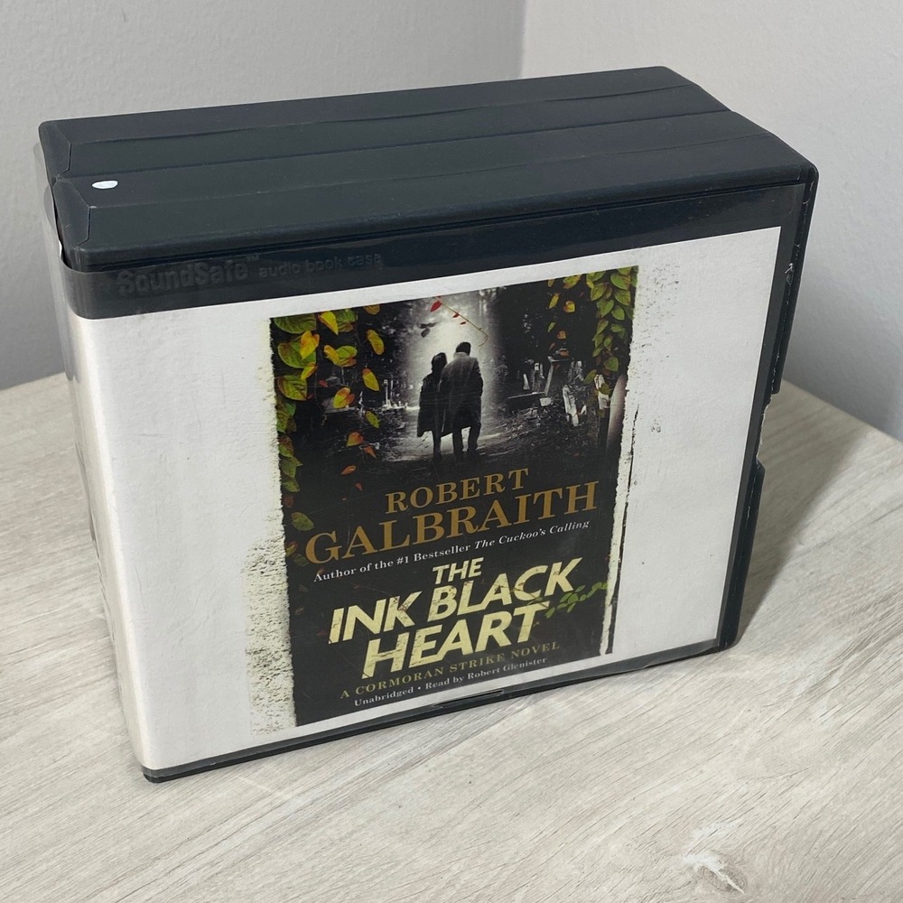 The Ink Black Heart Galbraith Cormoran Strike Unabridged Audiobook 27 CD ExLib